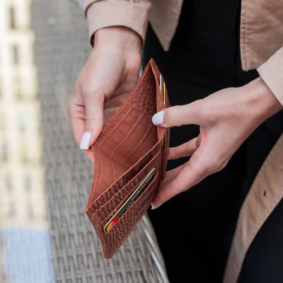 Mens Leather Wallet Bifold