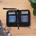 Passport Wallet with Zipper