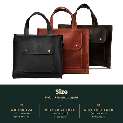 Messenger Bag Size Banner