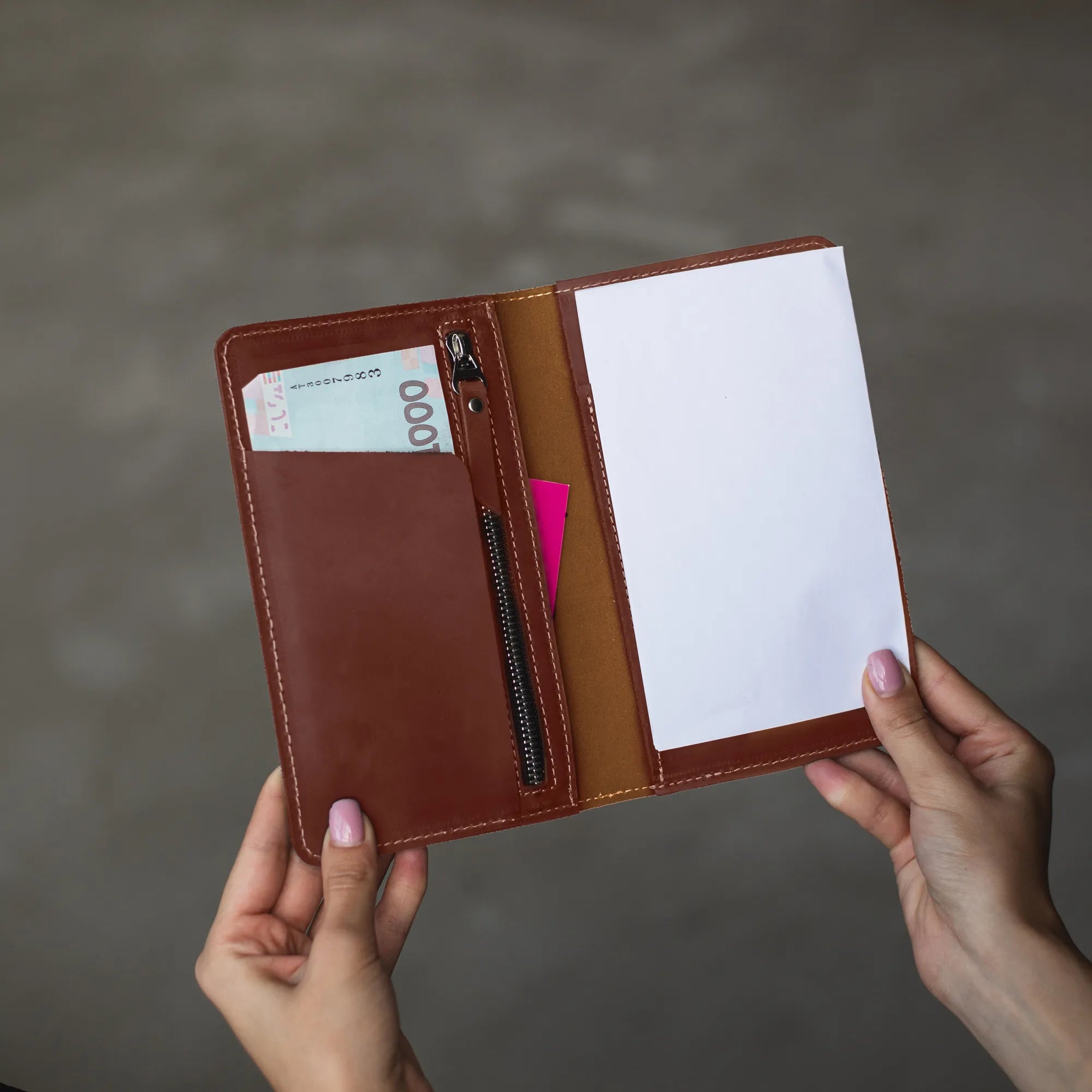 Monogrammed Checkbook Cover