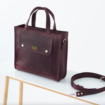 Monogrammed Messenger Bag