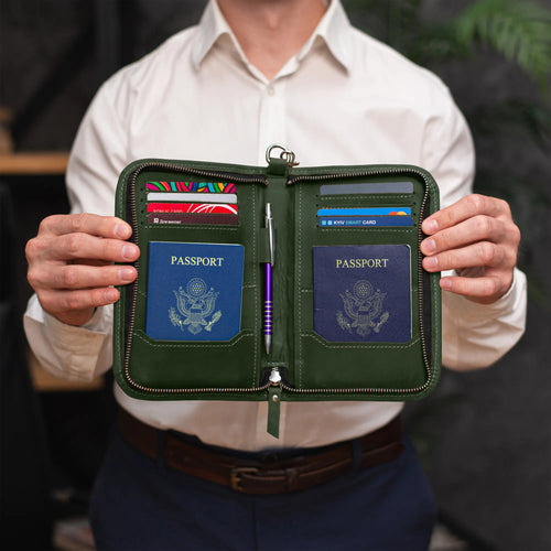 Passport Wallet Mens