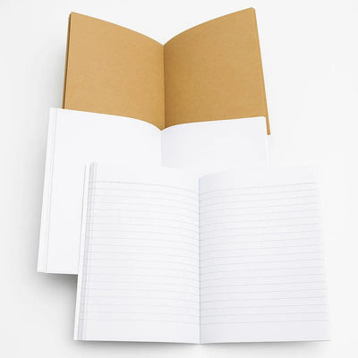 Notebook Insert – 3x48 Pages — Premium Personalized Handmade Leather Add-ons | Pikore