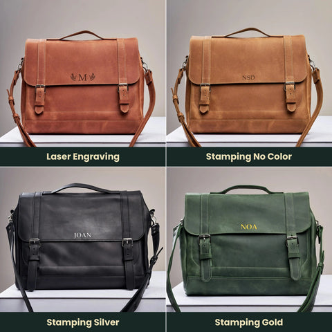 Laptop Messenger Leather bag