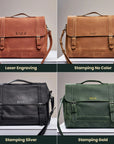 Laptop Messenger Leather bag