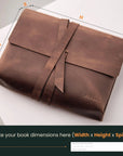 Leather Book Sleeve