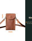 Leather Crossbody Phone Bag