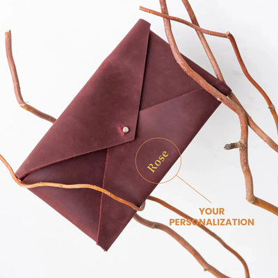 Money Envelope — Premium Personalized Handmade Leather Wallet | Pikore