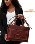 Leather Laptop Bag — Premium Personalized Handmade Leather Laptop Sleeve | Pikore