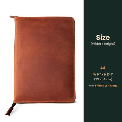 Zippered Padfolio Minimal