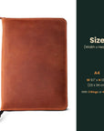 Zippered Padfolio Minimal