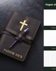 Personalized Leather Prayer Journal