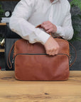 Mens Leather Computer Bag