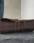 Leather Pipes Roll Case
