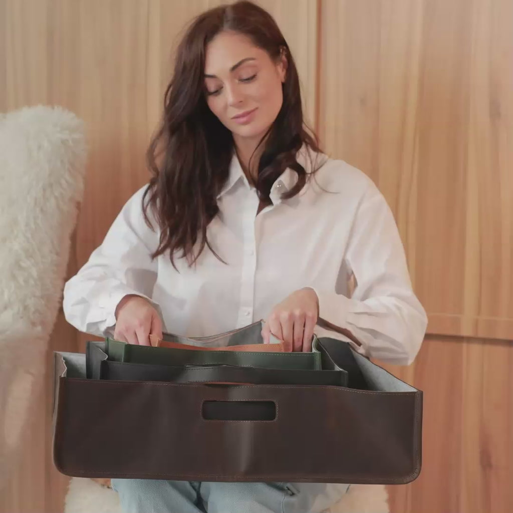Leather Storage Box