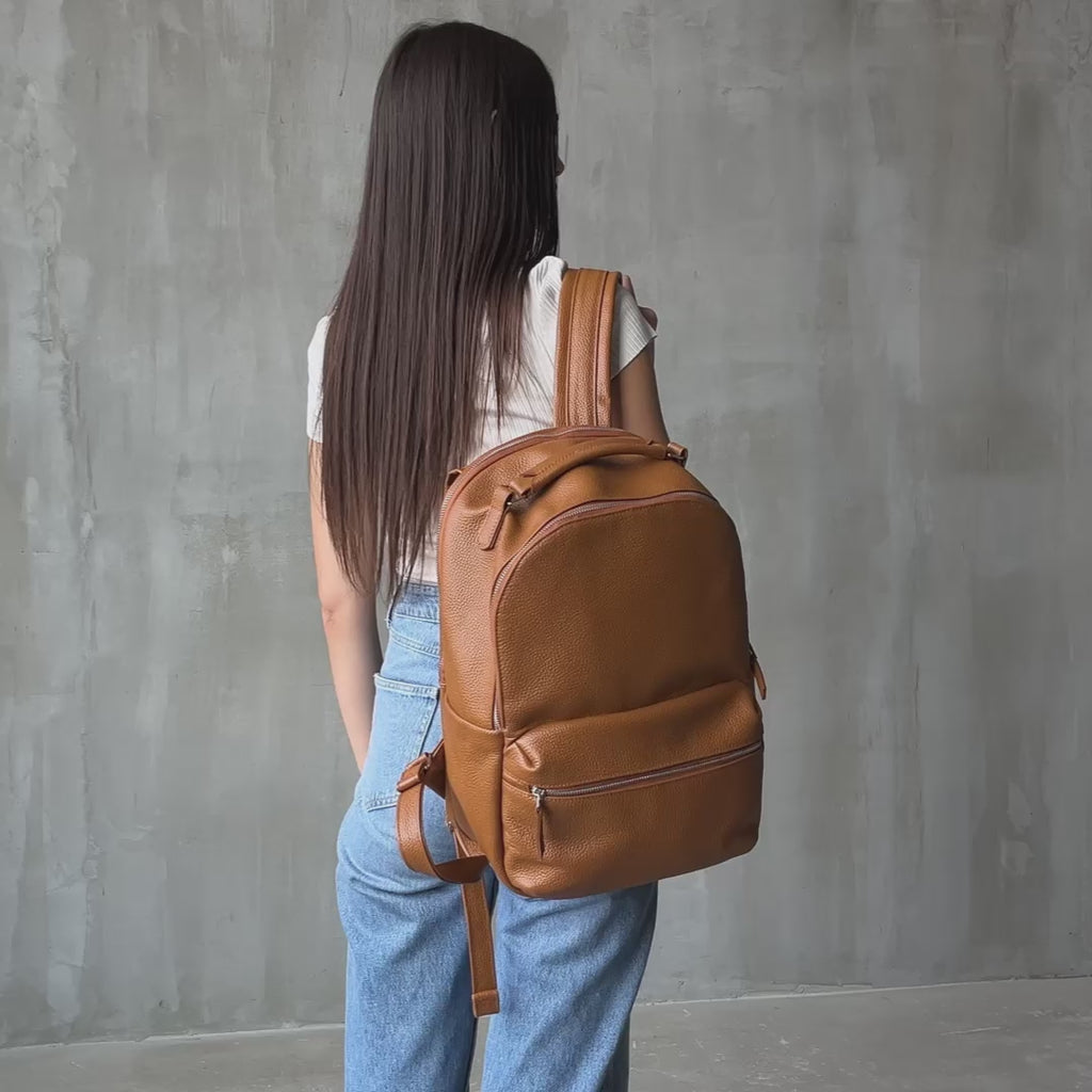 Leather Backpack for Women