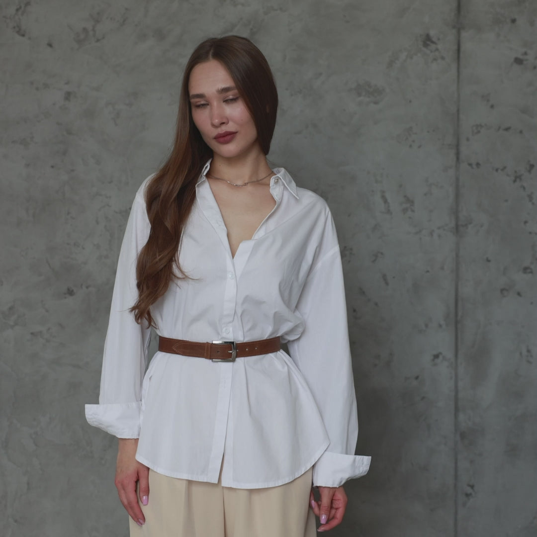 Skinny Leather Belt