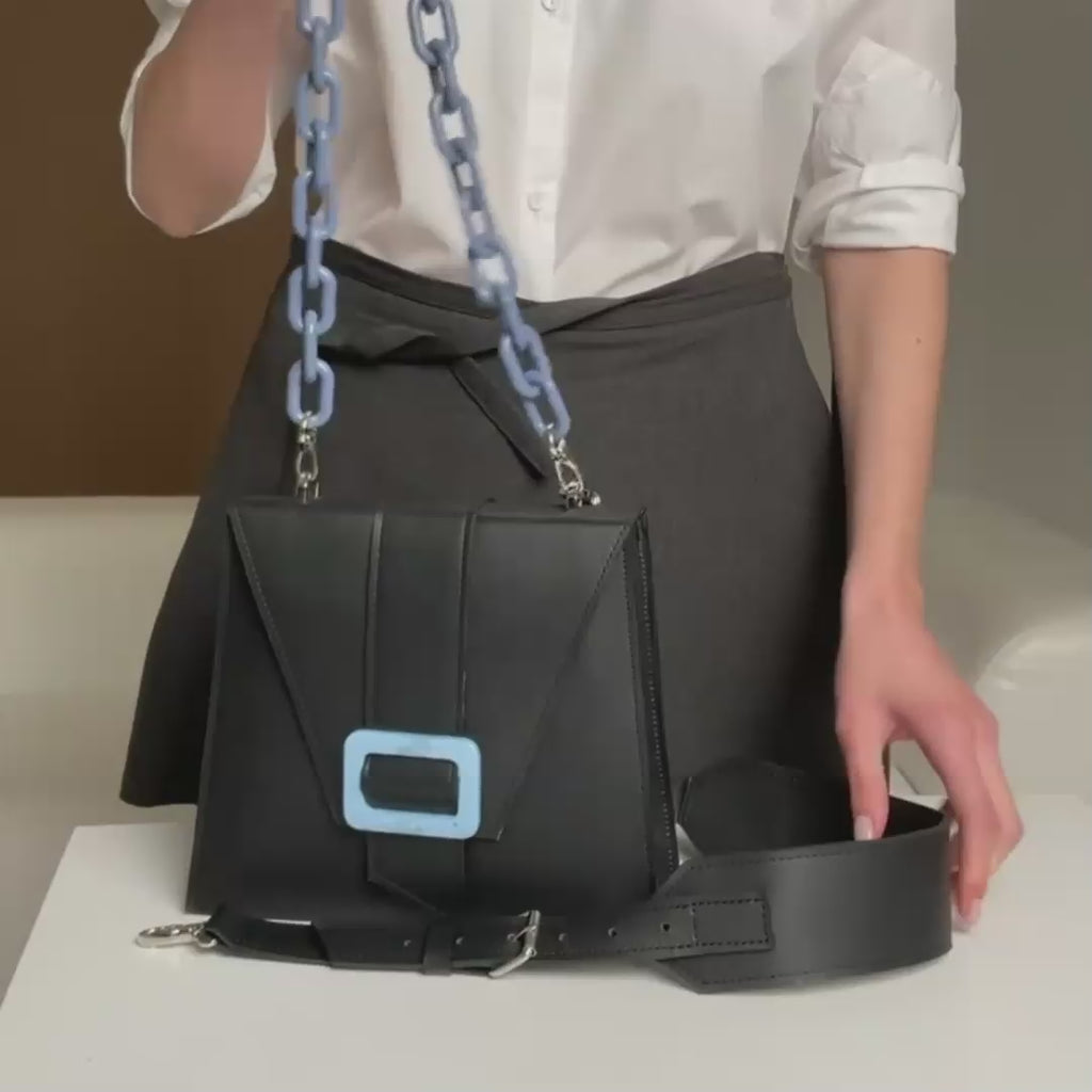 Leather Chain Bag
