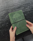 Leather Journal Cover Refillable With Elastic Band