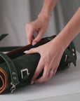 Leather Knife Roll Case