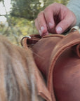 Leather Saddle Bag 