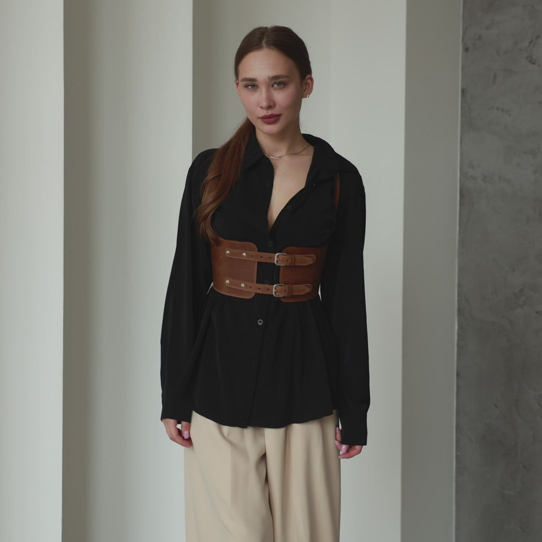 Brown Harness Belt