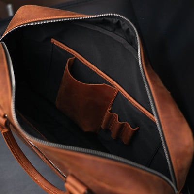 Real Leather Computer Bag