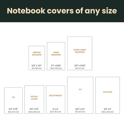 Refillable Notebook Size Banner