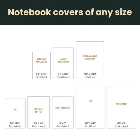 Refillable Notebook Size Banner