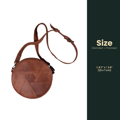 Round Bag Size Banner