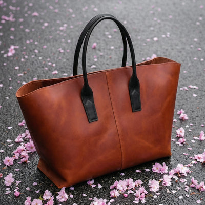 Personalized Leather Tote