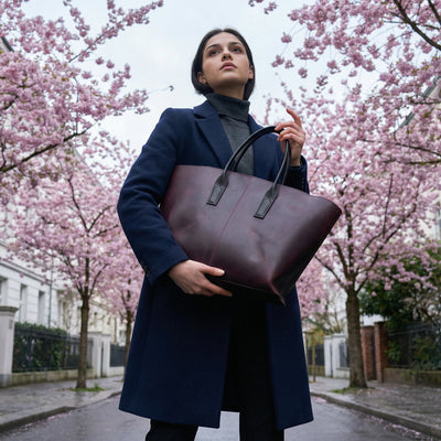 Womens Leather Tote Bag