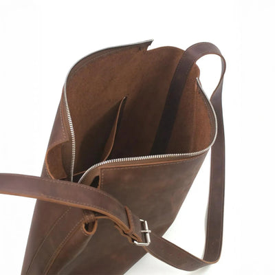 Shoulder Bag with Zipper