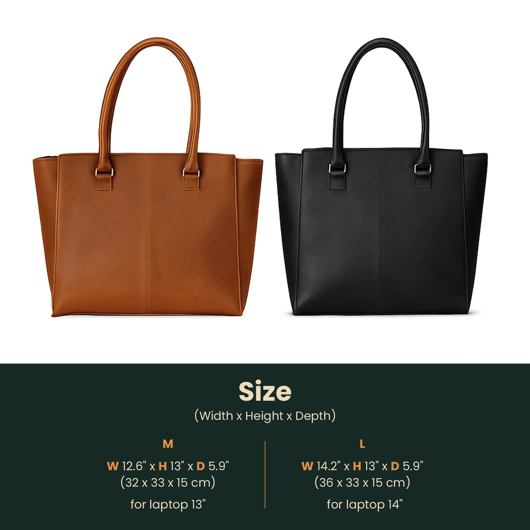 Shoulder Tote Size Banner