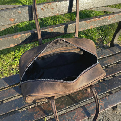Shoulder Bag with Zipper