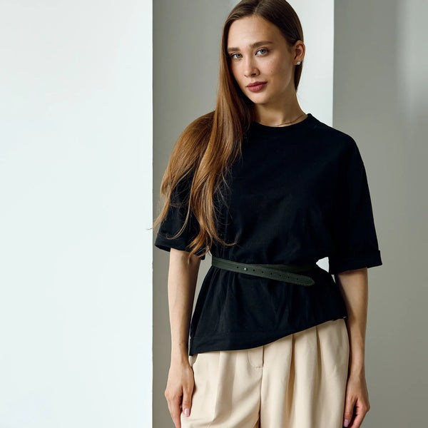 Skinny Green Belt for Dress