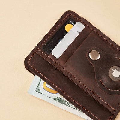 Slim Wallet with Airtag Holder