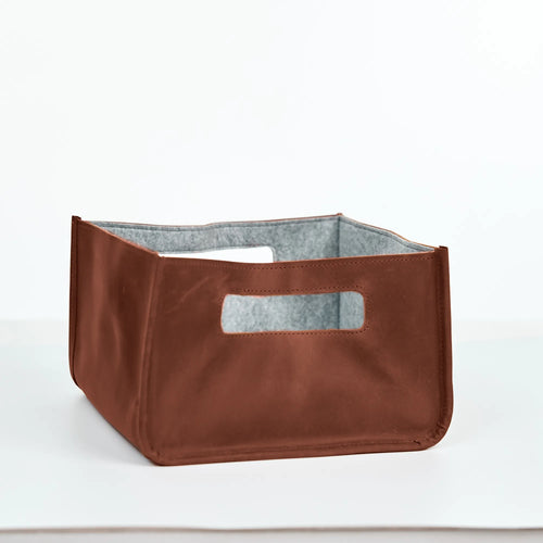Storage Bin Leather