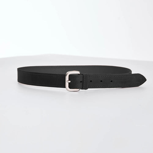 Thin Black Belt for Dress
