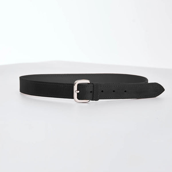 Thin Black Belt for Dress