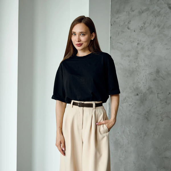 Thin Brown Leather Belt