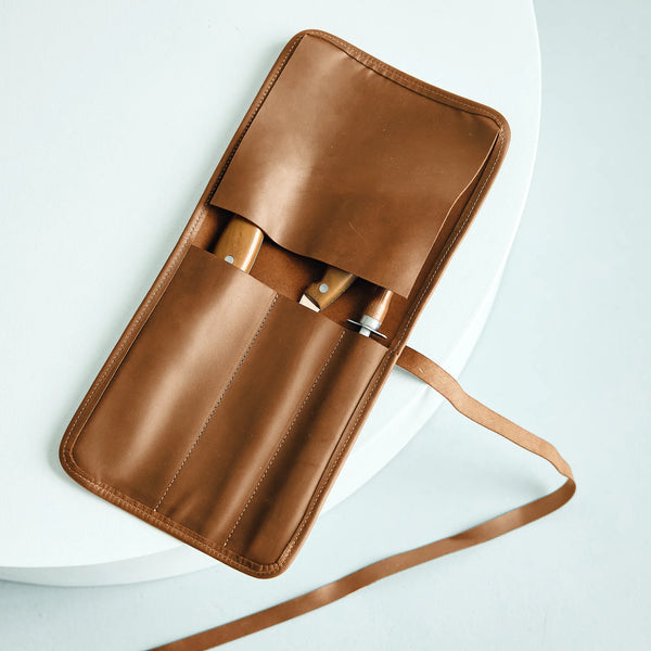 Three Knife Roll Case