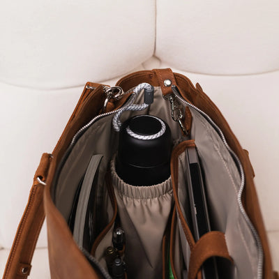 Tote with Bottle Holder
