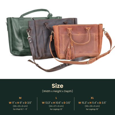 Travel Tote Size Banner