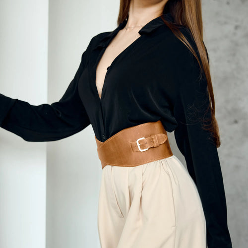 Underbust Corset Belt Leather