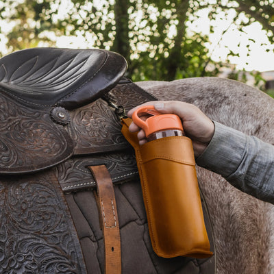 Western Saddle Bottle Holder