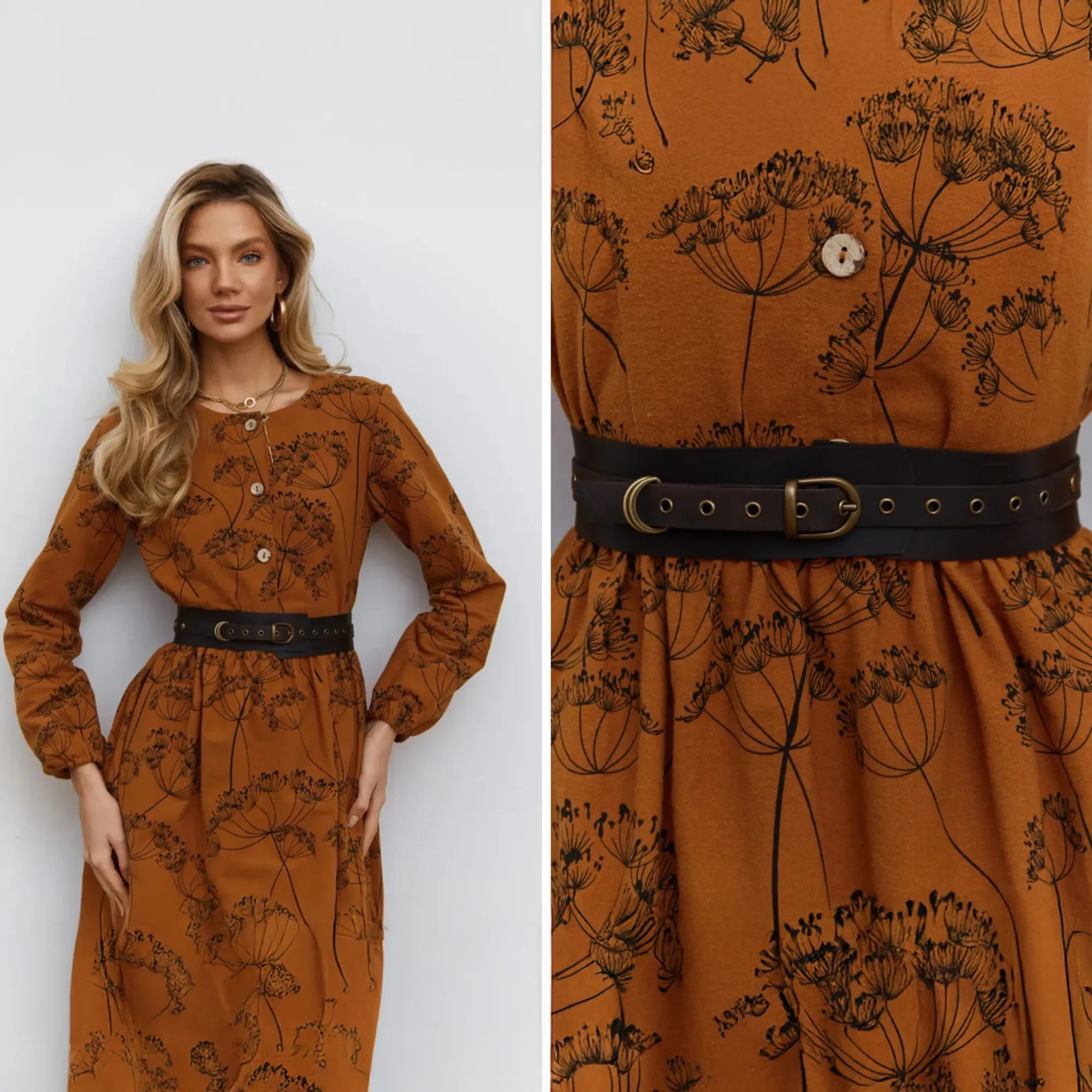 Wide Brown Belt