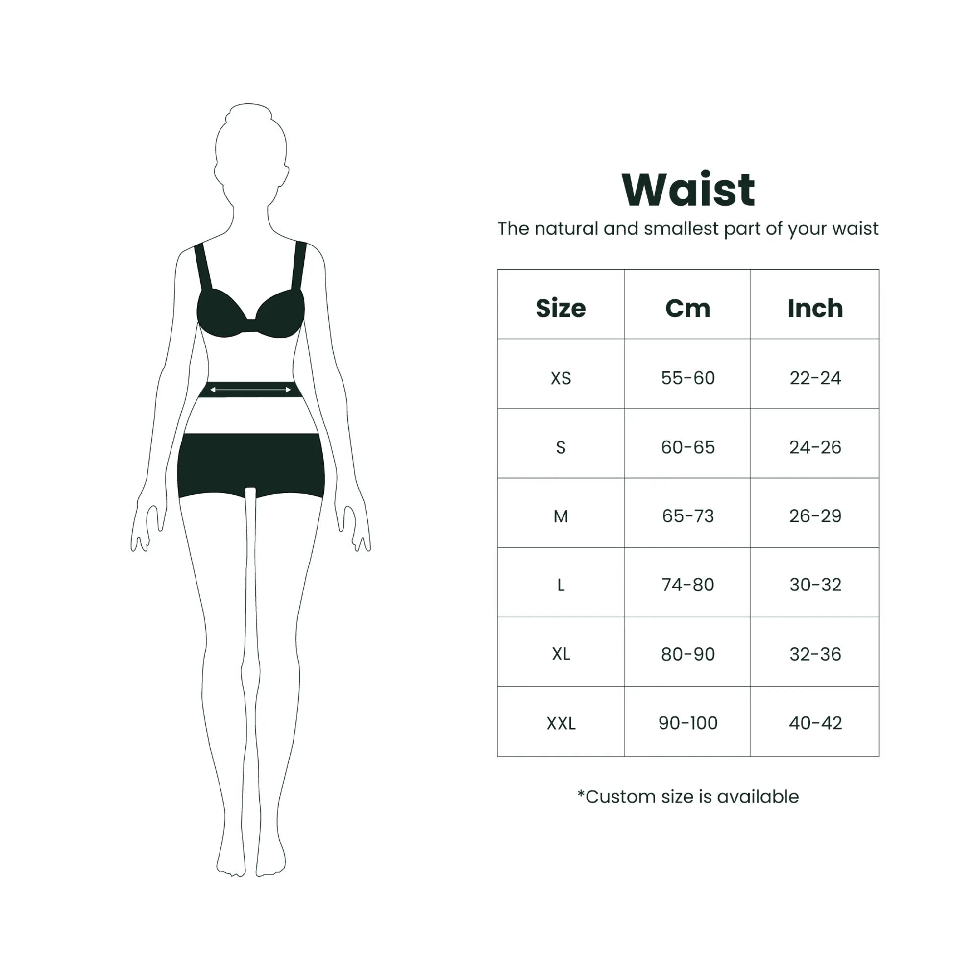 Womens Belt Size Banner