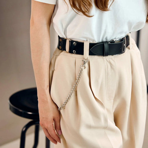 Womens Belt with Chain