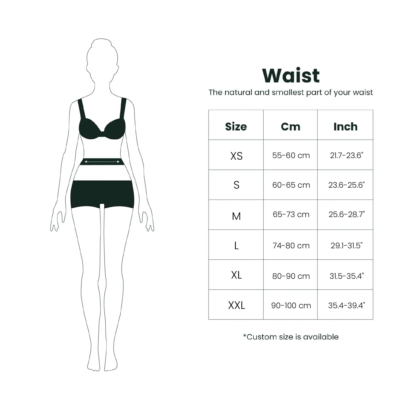 Womens Belt Size Banner